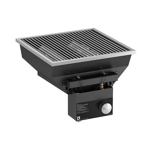 oneQ Flame Built-in Set met Deksel | Inbouw gasbarbecue 30 mBar