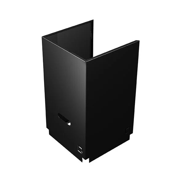 Driezijdig front voor buitenkeuken Hide Black oneQ
