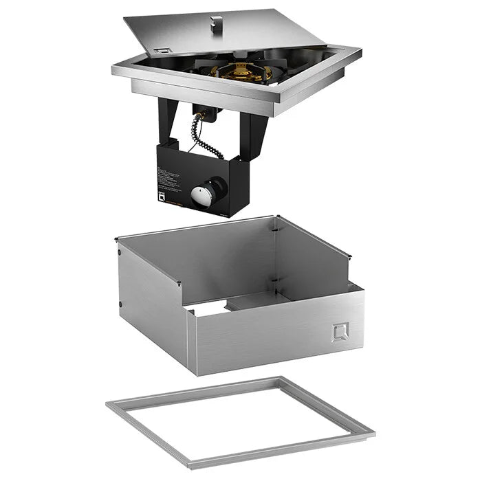 oneQ Wok Brander Built-in Set | Inbouw wokbrander 30mBar